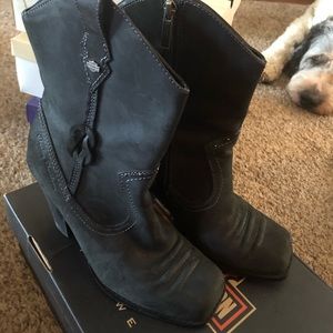 Harley Davidson Black Leather Boot